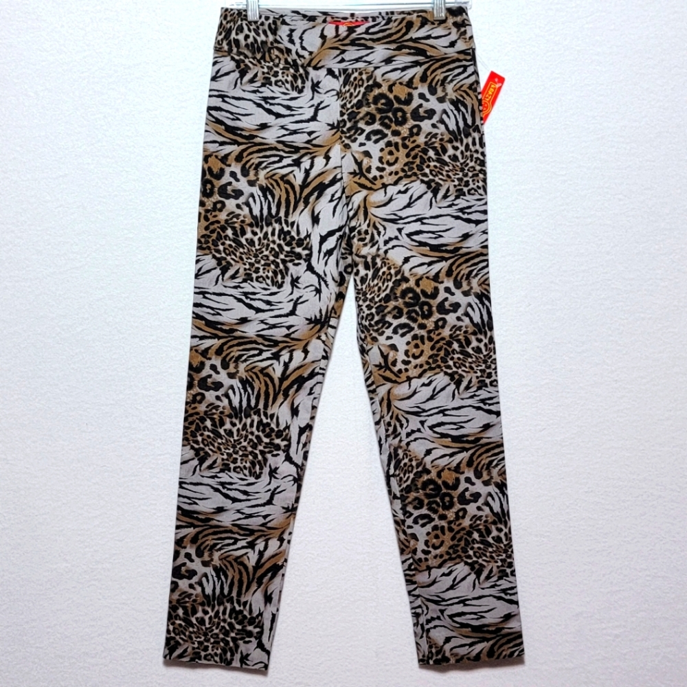 Krazy Larry Leopard Print Leggings SIZE 6. #715‎